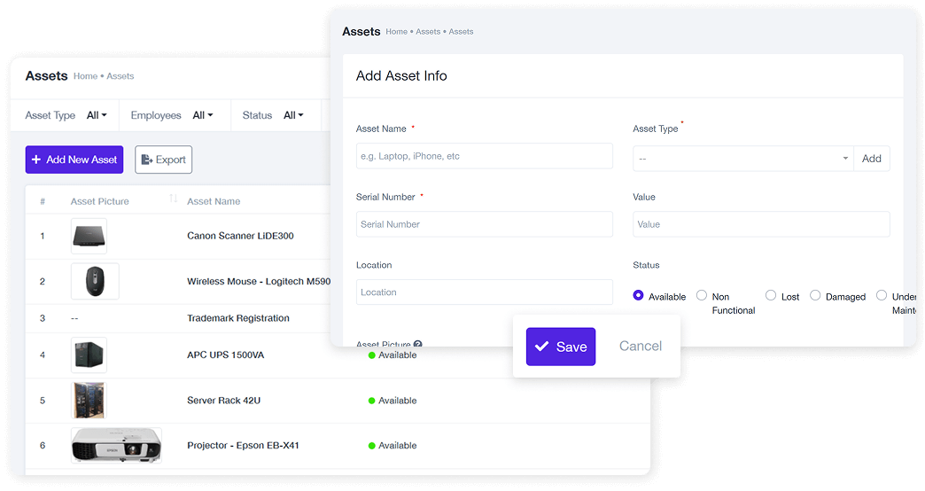 20+ Smart Tools | Workway.pro Asset Management