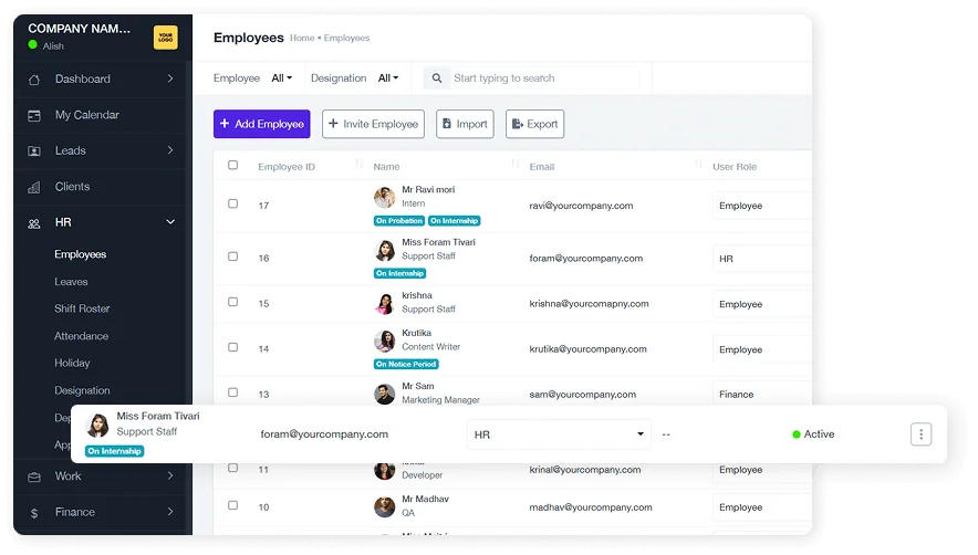 Simplify HR Payroll Attendance | Workway.pro HR Management