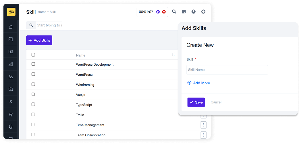 Skills Candidate Database