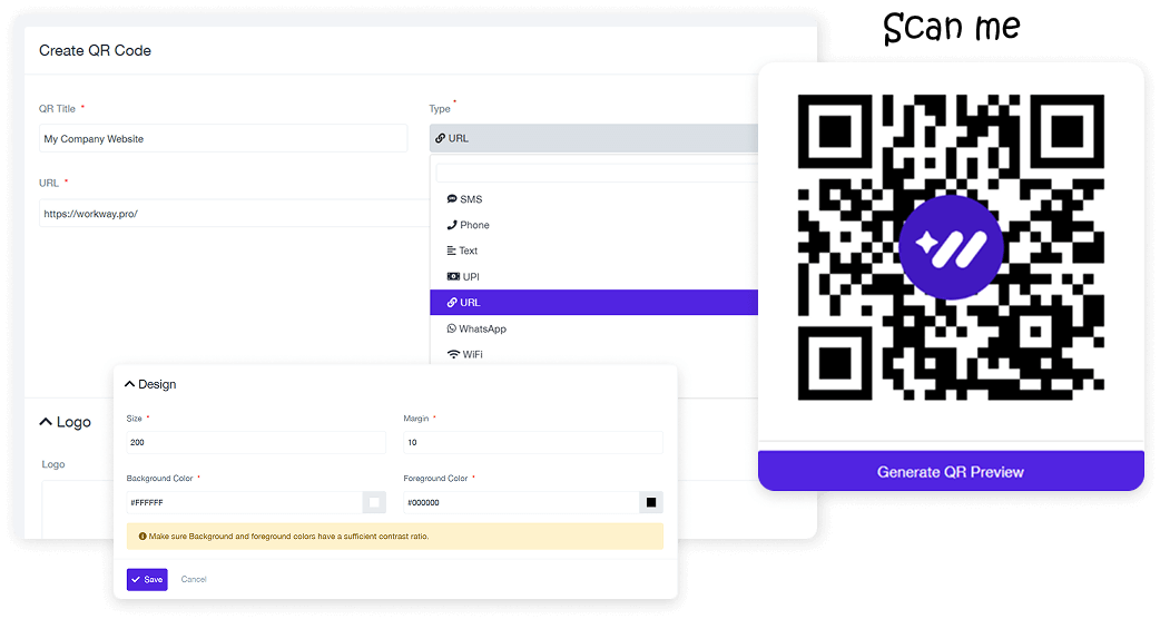20+ Smart Tools | Workway.pro Smart QR Code Generator