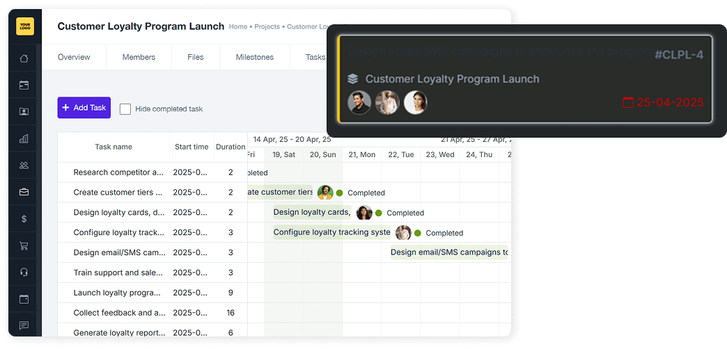 Project & Task Management